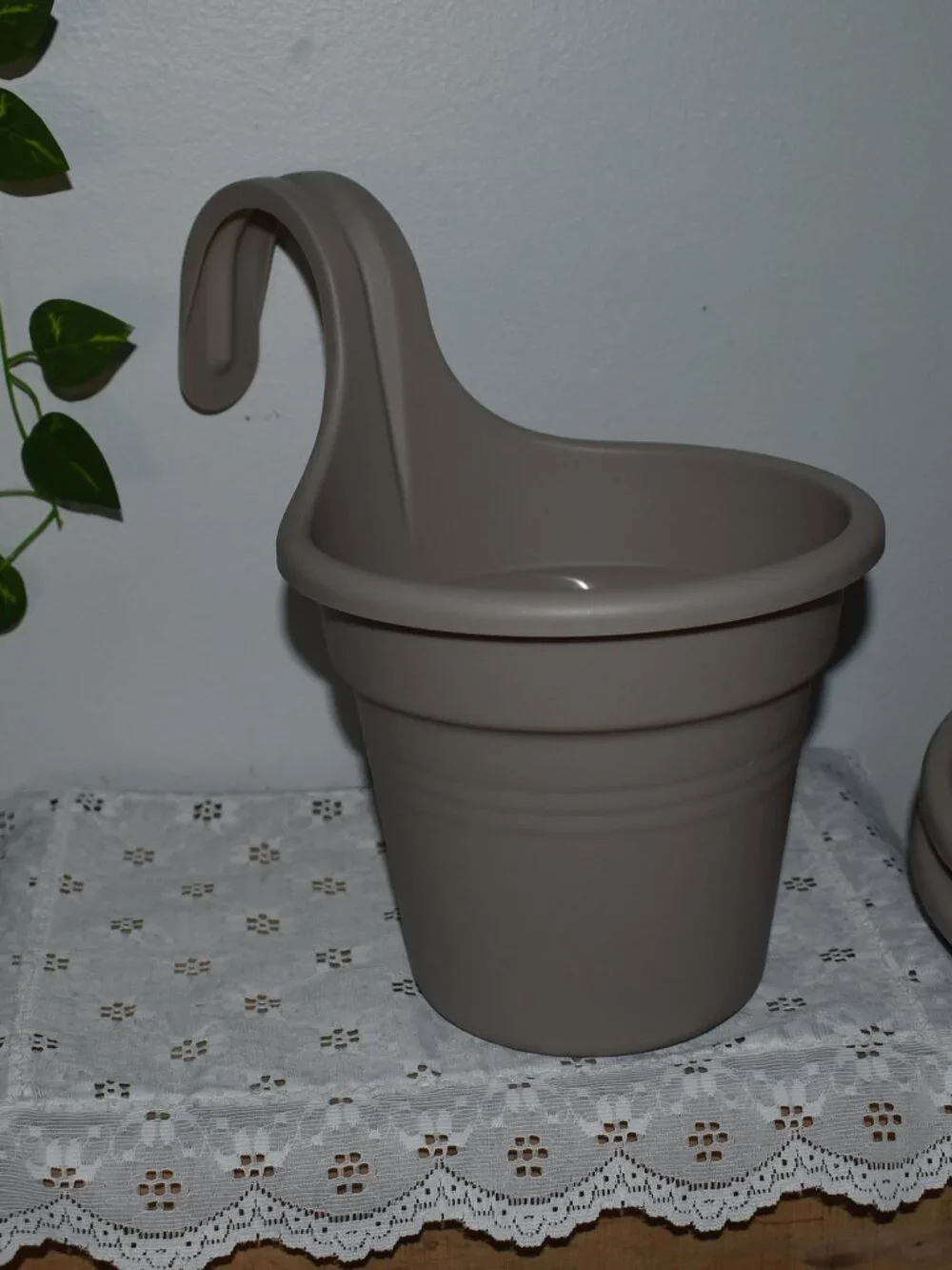 Set of Three Over The Railing Deck Flower Pot Planter lot